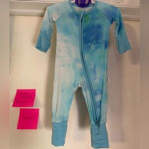 Little Sleepies Tidepool Watercolor Zippy